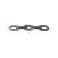 thumbnail image 4 of Modern Travertine Chain Link for Home and Bathroom Decor - Sculpture for Shelf, Coffee Table, Living Room or Office Styling - Decorative Object for Console and Mantel Display - 3", Gray, 4 of 11