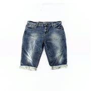 DKNY jeans NEW Blue Medium Wash Women's Size 8 Denim Jean Shorts $49 DEAL