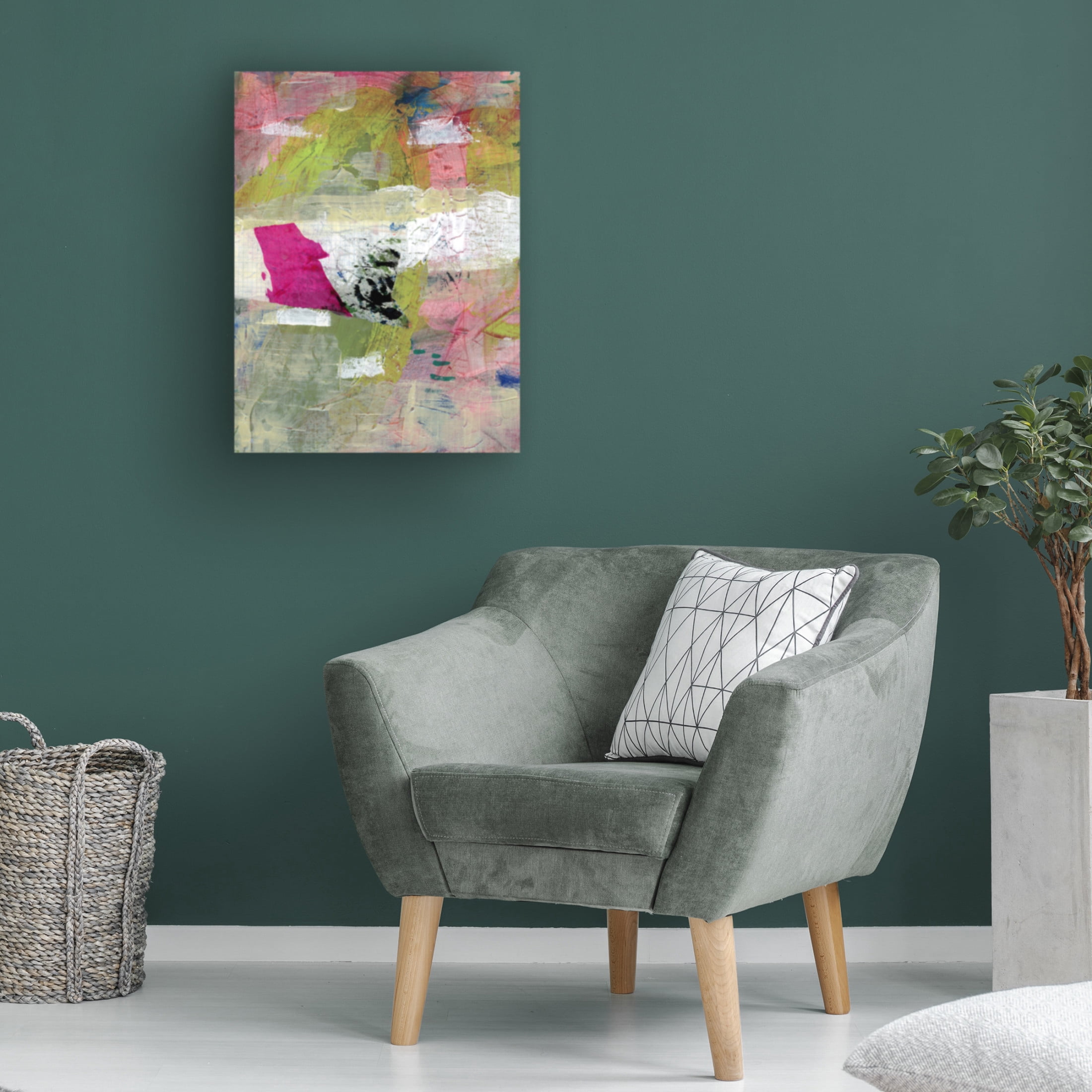 Canvas Wall Art - Jessalin Beutler 'Morning Dew' Wall Art for Living Room, Bedroom, or Office Décor by Trademark Fine Art - 35 x 47 Inches