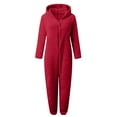 thumbnail image 3 of Mgmyaa Men's Union Suits Hooded Jumpsuit Pajama One-Piece Full Coverage Sleepwear Warm Indoor Loungewear, 3 of 5