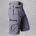 thumbnail image 2 of Migroa Men's Hiking Cargo Shorts 3/4 Relaxed Fit Mens Running Shorts Lightweight Outdoor Shorts for Men Trip Golf Camping Casual with Zipper Pockets Grey 2XL, 2 of 4