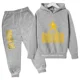 thumbnail image 3 of Conjunto de sudadera con capucha y pantalones de terciopelo para niños con estampado de Ronaldo, conjunto deportivo de 2 piezas para niños y niñas, 3 of 5