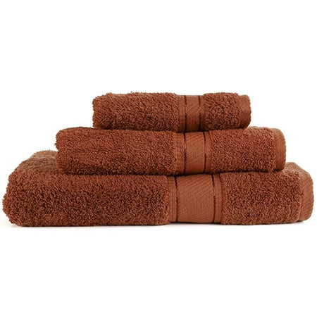 Springmaid Luxury Solid 3-Piece Towel Set, Rust