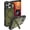Sea Kelp Green, variant on ZAGG Rainier Case with Kickstand for iPhone 17 Pro Max - Red Black Cherry Graphene 22ft (7m) Drop Protection Lanyard Attach Points MagSafe Wireless Charging Compatible Phone Case