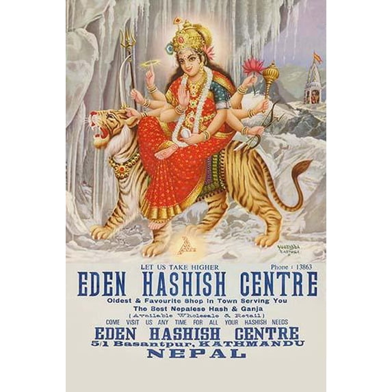 Eden Hashish Center-Fine Art Canvas Print (20" x 30")