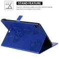 thumbnail image 3 of TECH CIRCLE for iPad Pro 11 Inch 4th/3rd/2nd/1st Generation Case,iPad Air 11-inch/5th/4th Generation Case,Embossed Butterfly Auto Sleep/Wake PU Leather Smart Stand Girls Cute Folio Pocket Cover,Blue, 3 of 6