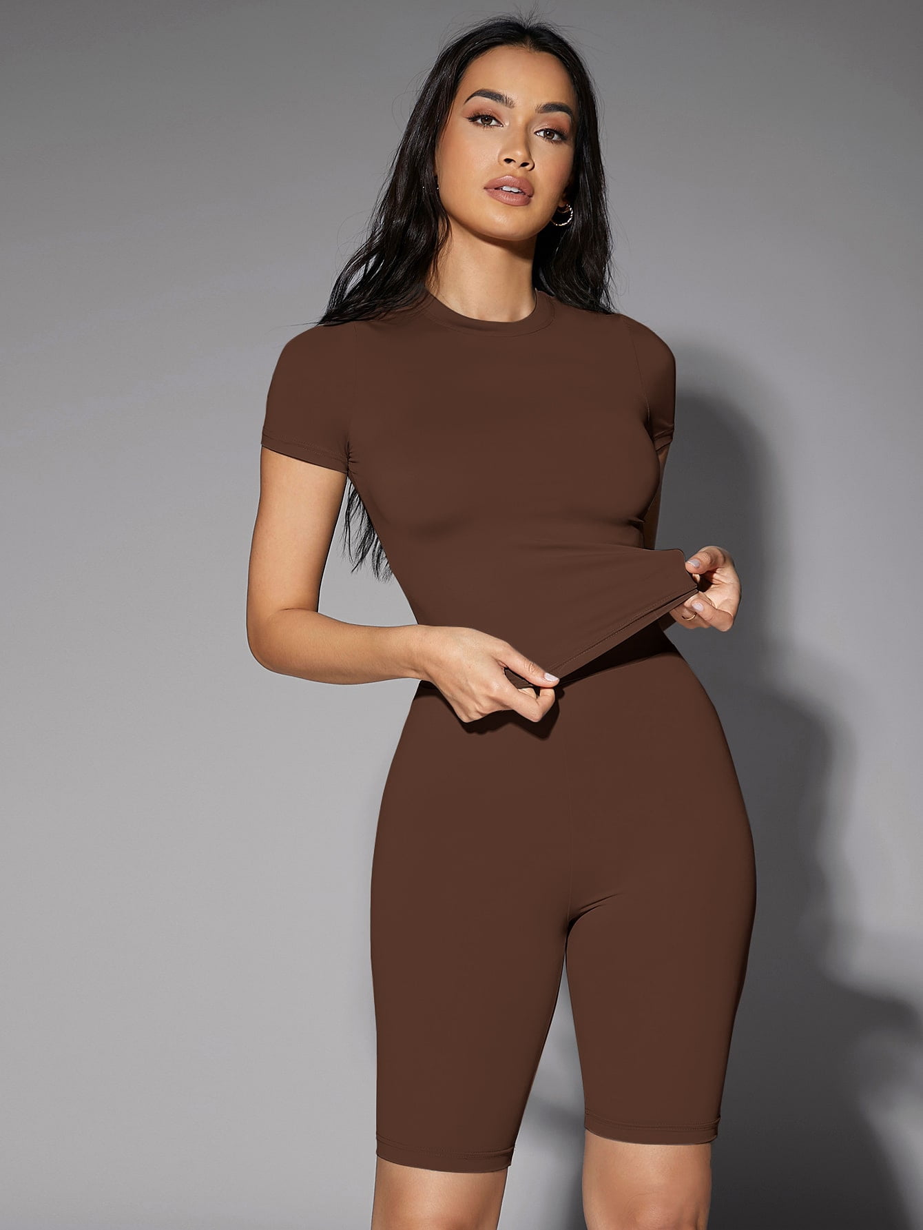 Coffee Brown Casual F22011D 