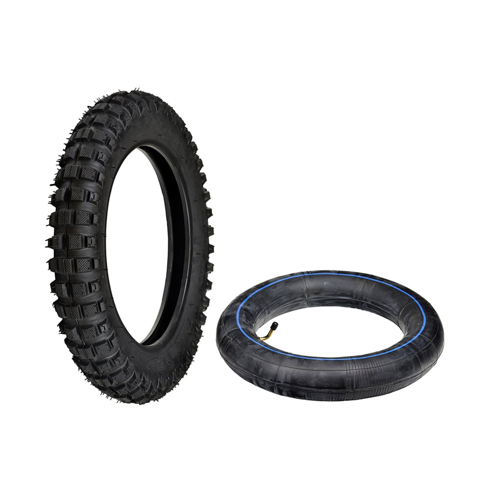 for The Razor Dirt Bike MX500 MX650 and Motovox MVX70 MVX110 and Baja Dirt Runnner DR49 2.50-10 AlveyTech Tire and Tube Package 