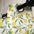 thumbnail image 3 of Ambesonne Kitchen Grommet Curtain, Exotic Delicious Garden, 50" x 96", Fern Green Yellow White, 3 of 6
