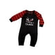 thumbnail image 5 of Conjunto familiar combinado de pantalones de manga larga a cuadros rojos y negros con estampado de astas navideñas, 5 of 5