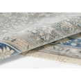 thumbnail image 6 of Momeni Izmir Polyester Medallion Blue Area Rug 2'6" X 8' Runner, 6 of 6