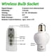 thumbnail image 2 of Wireless Lamp Bulb Holder Receptacle E27 Socket Infrared Remote Control, 2 of 4