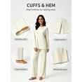 thumbnail image 6 of MecTo Sleepwear Loose Side Split Wide Leg, Pajamas Set (Women's), 6 of 8