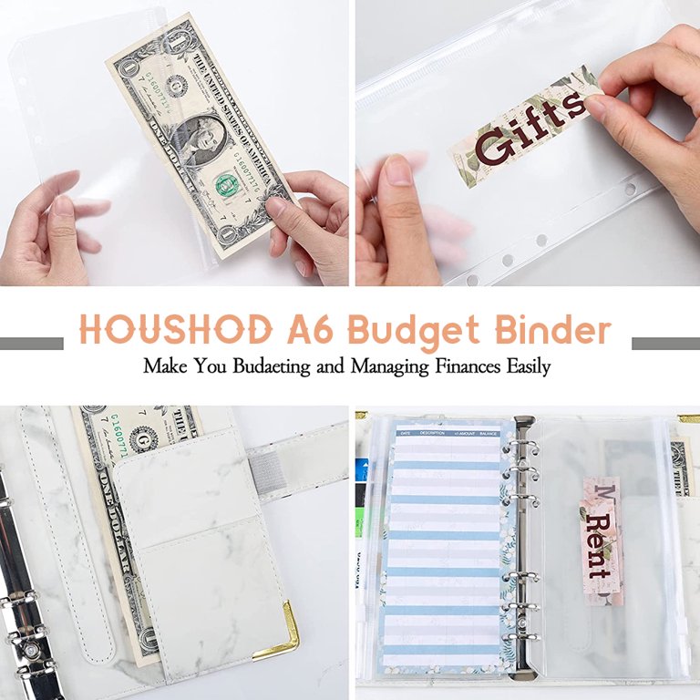 Budget Binder with Cash Envelopes, Money Saving Binder, Cash