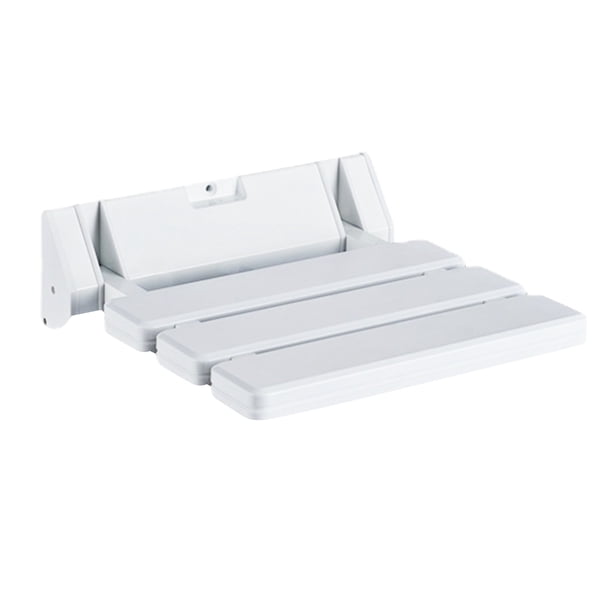 Taburete plegable para baño montado en la pared 220 libras de peso antideslizante