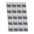 thumbnail image 4 of Conector de enchufe USB, 20 piezas Conector de enchufe USB tipo C de 14 pines, el mejor de su clase, 4 of 8
