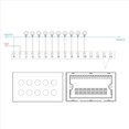 thumbnail image 2 of 2X Interruptor de Pared con Luz TáCtil Inteligente WIFI, Panel de Cristal de 8 Entradas, Tuya Smart Life para Alexa y Home, Color, 2 of 5