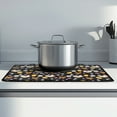 thumbnail image 2 of Renewold Stove Cover for Glass Stove Top Scratch Resistant Stove Top Cover Heat Resistant Mat Foldable Cooktop Cover Extra Kitchen Space, 29 x 21 Inch, Rooster Flower Violet, 2 of 7