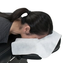 EARTHLITE Disposable Massage Headrest Cover – Medical-Grade, Ultra Soft, Luxurious, Non-Sticking Face Rest Cradle Covers (100count)