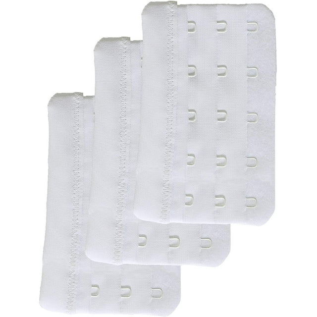 Women's Bra Extender 5 Hook Plus Size Bra Strap Extenders 3pcs-Pack