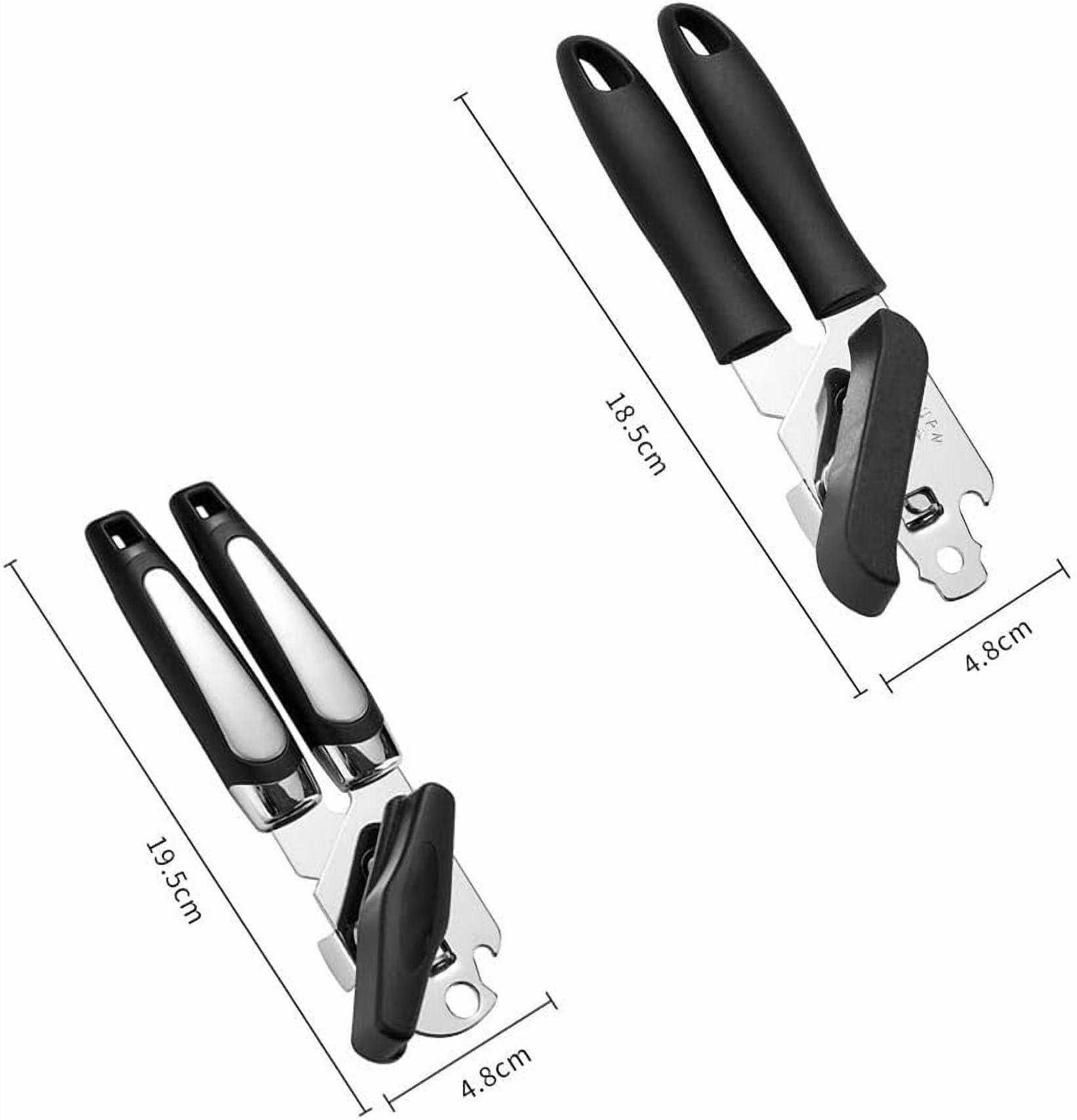 FRKSMD-Multi-Function Opener Kitchen Can Opener, jar Opener & Tin Opener, Manual Can Opener, Portable Can Opener (Black)