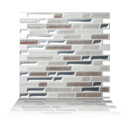Tic Tac Tiles - Premium Anti Mold Peel and Stick Wall Tile Backsplash in Como