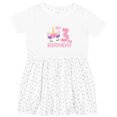 thumbnail image 3 of Inktastic 3rd Birthday Unicorn Girls Toddler Dress, 3 of 5