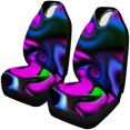 thumbnail image 1 of Set Of 2 Car Seat Covers Bear Tree Bird Universal Auto Front Seats Protector Fits For Car,suv Sedan,truck, 1 of 3