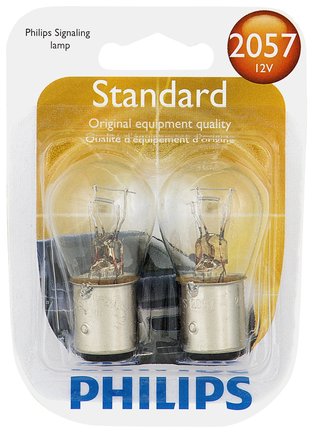 Turn Signal Light Bulb-Standard Single Commercial Pack Front Philips