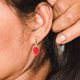thumbnail image 4 of Houderco 1Par Aretes Con De Fresa Roja Para Mujer Estilo Chic Y Cómodo, 4 of 7