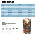 thumbnail image 3 of Bingfone Colorful Owl Tattoo Art Pattern Men's Tank Tops Workout Sleeveless Tee Shirts Running Beach Tanks for Men-3X-Large, 3 of 4