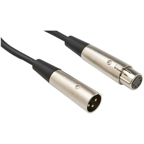Hosa Technology DMX512 Adaptor, XLR3M to XLR5F, 6 in