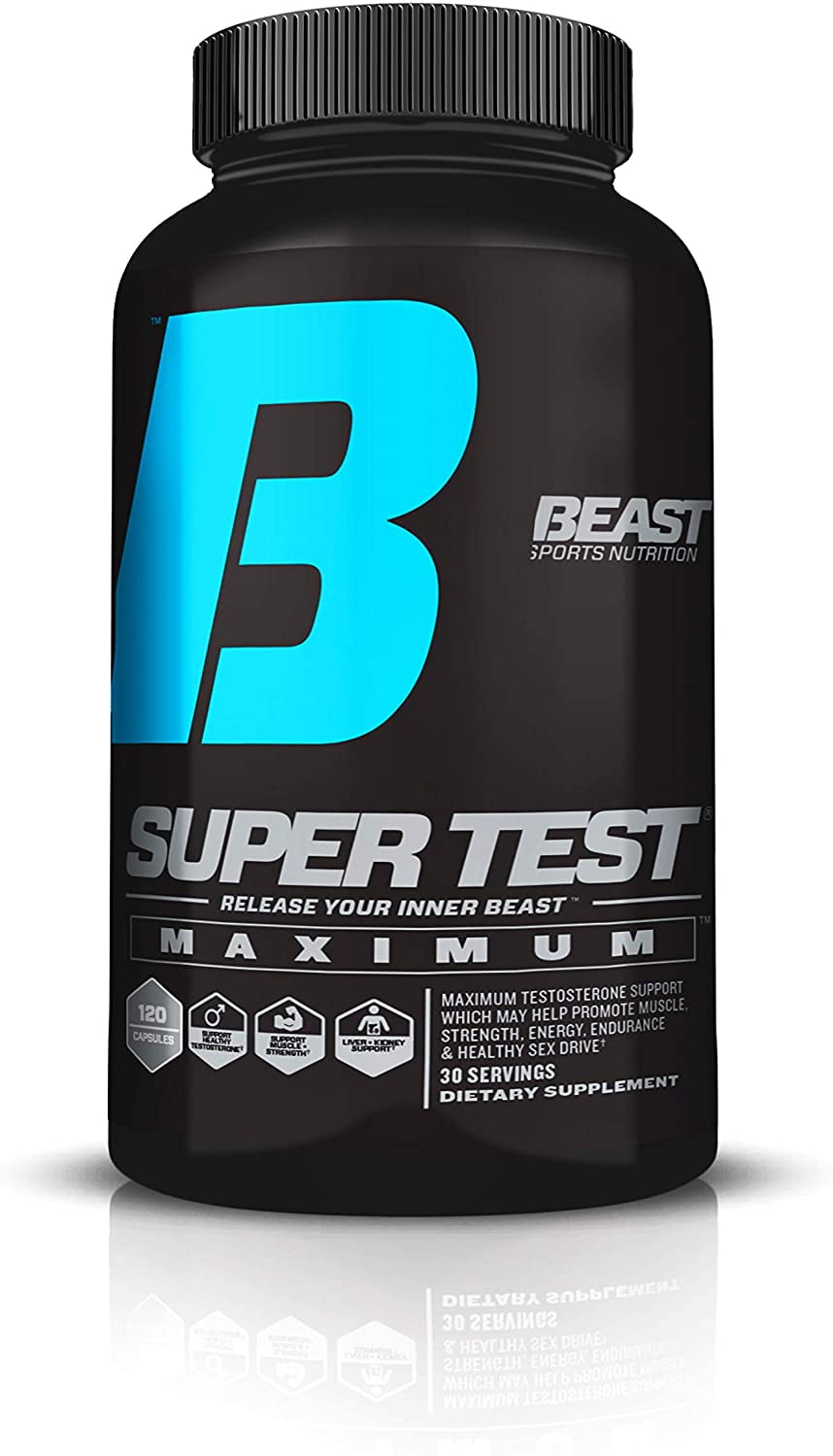 Buy Beast Sports Nutrition Super Test Maximum Caps Clinically Dosed