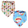 thumbnail image 1 of Dog Bandana Christmas Pet Scarf Triangle Pet Bandana, 1 of 5