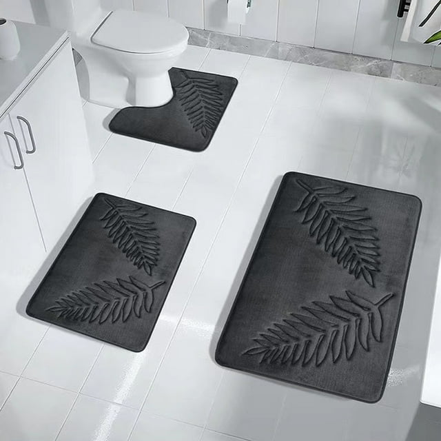 Tapete de cocina absorbente, tapete de baño antideslizante, juego de tres piezas para cocina, alfombra para dormitorio, alfombra para sala de estar, tapete de cocina, tapete para puerta de