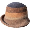 thumbnail image 2 of CoCopeaunts Bucket Hats for Women Thick Wool Cold Proof Keep Warm Winter Roll-up Edge Elegant Round Top Fisherman Hat for Girl, 2 of 8