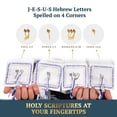 thumbnail image 4 of Mantón de oración Halleluyah Messianic Tallit 72 x 22 cm con bolsa acrílica, 4 of 7