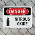thumbnail image 4 of Nitrous Oxide OSHA Danger Aluminum Sign 18 Inch x 12 Inch - 10 Pack, 4 of 8