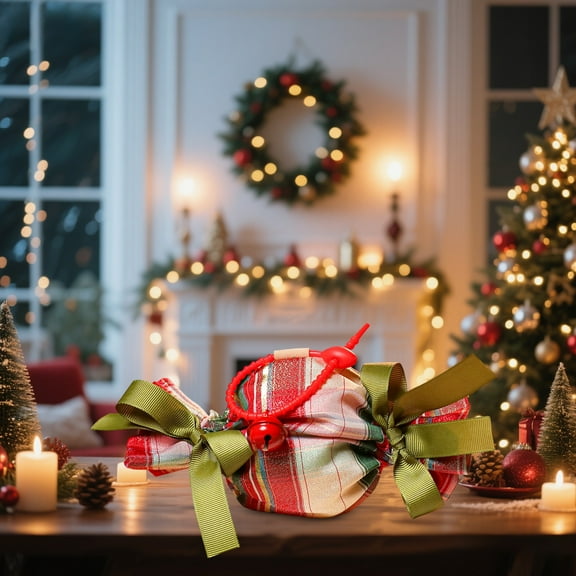 Limited Time Deal karymi Christmas Gift Velvet Apples Bag Christmas Gift Christmas Eve Apples Box Bundle Pocket Handheld Bedroom Decor up to 60% off Extra Savings