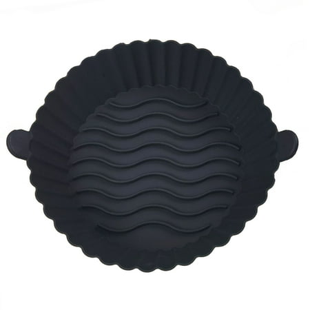 

Air Fryer Silicone Mat with Holder Reusable Air Fryer Oven Accessory