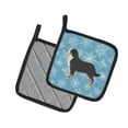 thumbnail image 2 of Carolines Treasures BB3519PTHD Winter Snowflake Bernese Mountain Dog Pair of Pot Holders , 7.5HX7.5W, multicolor, 2 of 3