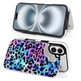 thumbnail image 4 of Compatible with iPhone 11 12 13 mini 14 15 16 Pro Max Plus Wallet Case with Card Holder, PU Leather Kickstand Card Slots Case ( Leopard, iPhone 13 Pro), 4 of 7