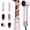 Pink 5 in 1, variant on 5 in 1 Hair Dryer Brush Hot Air Curling Brush Negative Ion Air Styler,Multi Function Blow Dryer Brush with Curling Wand, Straightening Brush, and Volumizing Hot Air Brush for All Hair Types