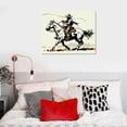 thumbnail image 4 of JRXY  Retro Western Cowboy Horse Rodeo Cattle Calf Roping Wall Decor Canvas Wall Art Painting Paints Picture for Western Home Teen Room Dorm,Gifts for Teen Girls Boys Cowgirls Cowboys pattern3, 4 of 4
