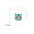 thumbnail image 5 of Gallery Pops Pokemon - Bulbasaur Face Wall Art, White Framed Version, 12" x 12", 5 of 5