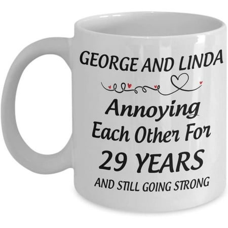 

Wedding Anniversary Mug Annyoing Each Other Coffee Mug 29th 29 years Anniversary Wedding Tea Cup Valentine s Day