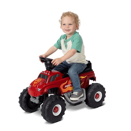 Radio Flyer Monster Truck with Lights & Sounds  6 Volt Powered Electric Car  Ages 1.5+