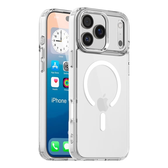 TELASO for iPhone 17 Pro Max Case Clear Compatible with Mag-Safe 6.9" Protection Case for iPhone 17 Pro Max Case Clear