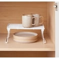 thumbnail image 1 of Étagère empilable pliante moyenne Mainstays, blanche, 1 of 5