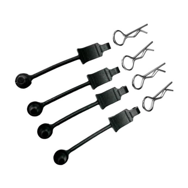 de carrocería RC para coche /10, accesorios de bricolaje negro CUTICAT Clips de carcasa de carrocería de coche RC